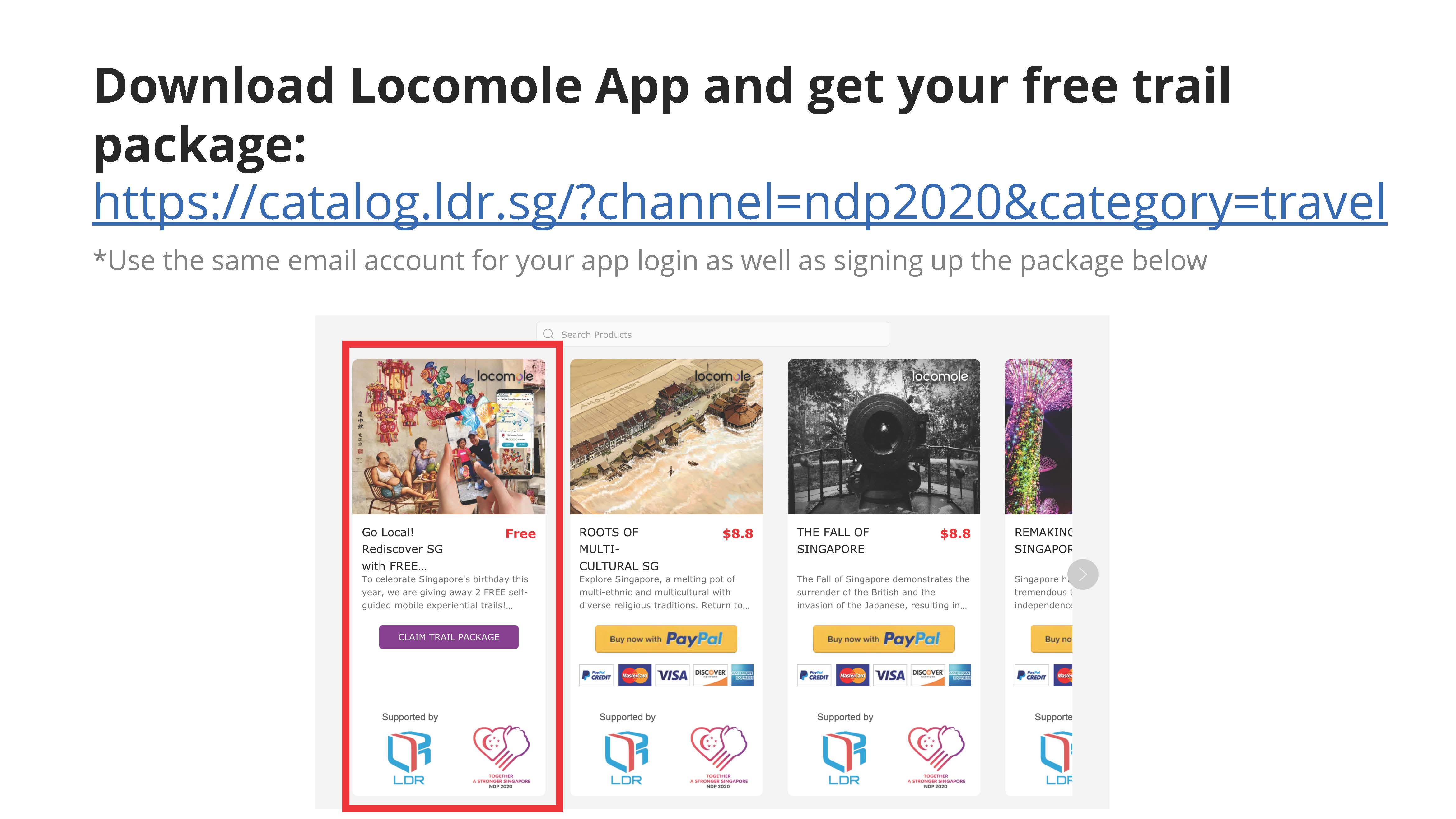download app and trail